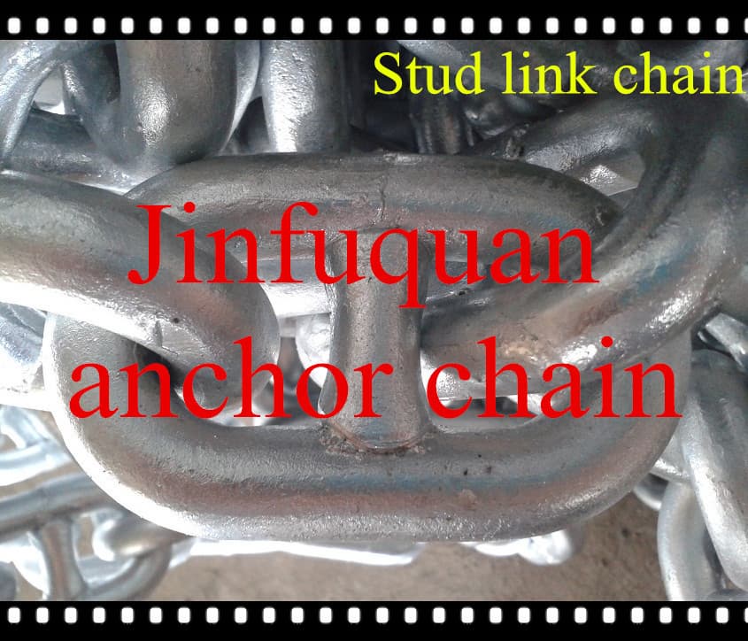 HDG stud link anchor chain with factory price